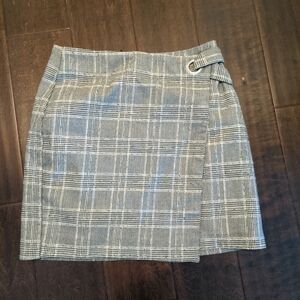Cute Plaid Drape Skirt